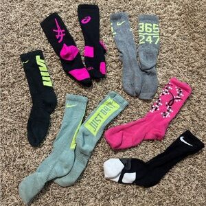 Nike Long sock bundle & one pair of asic socks